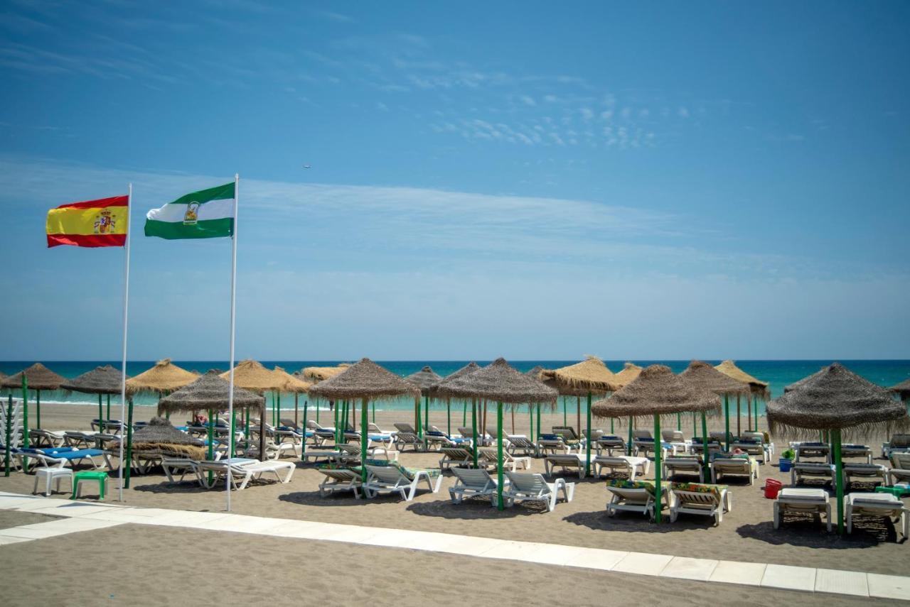 Benal Beach, Luxury Sea & Mountain View Beachside 1 Bedroom Apartment Benalmádena Exteriör bild