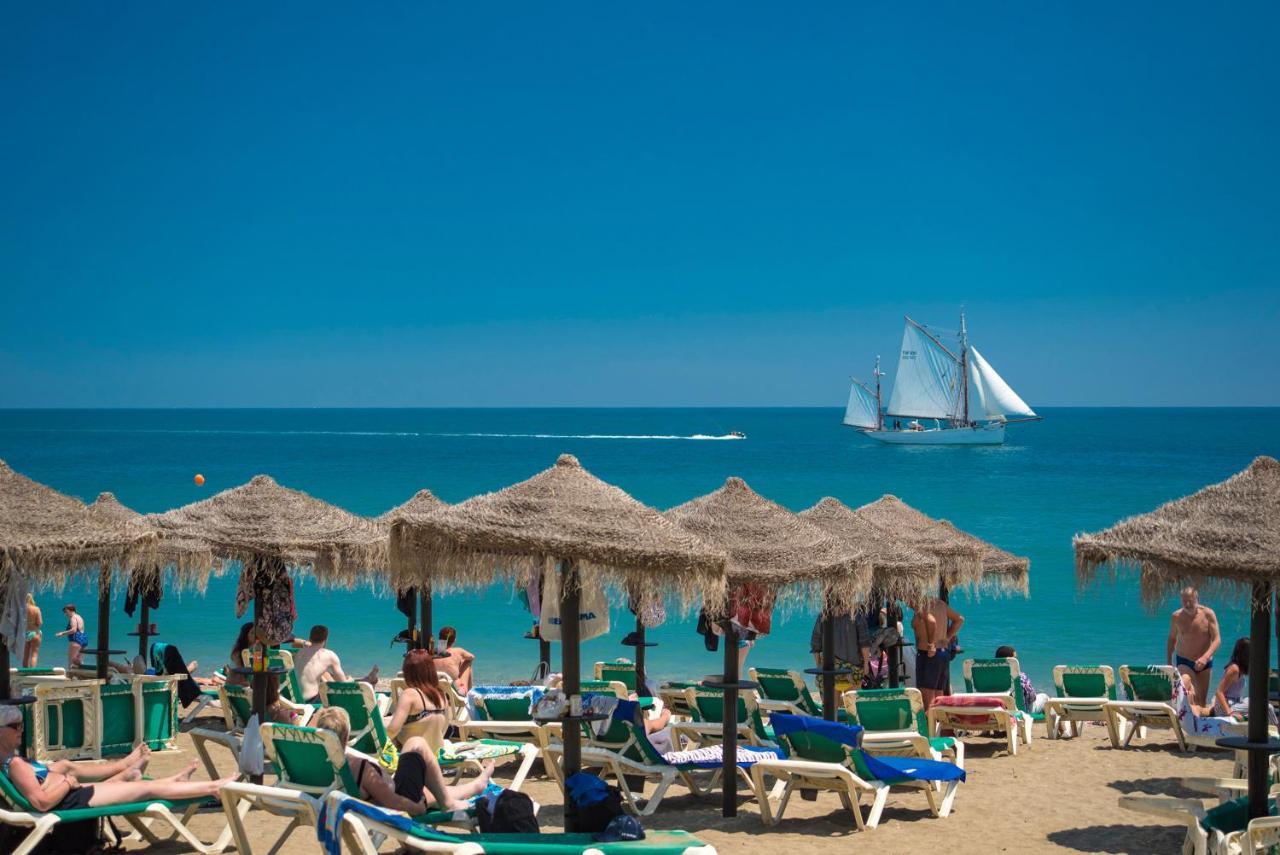 Benal Beach, Luxury Sea & Mountain View Beachside 1 Bedroom Apartment Benalmádena Exteriör bild