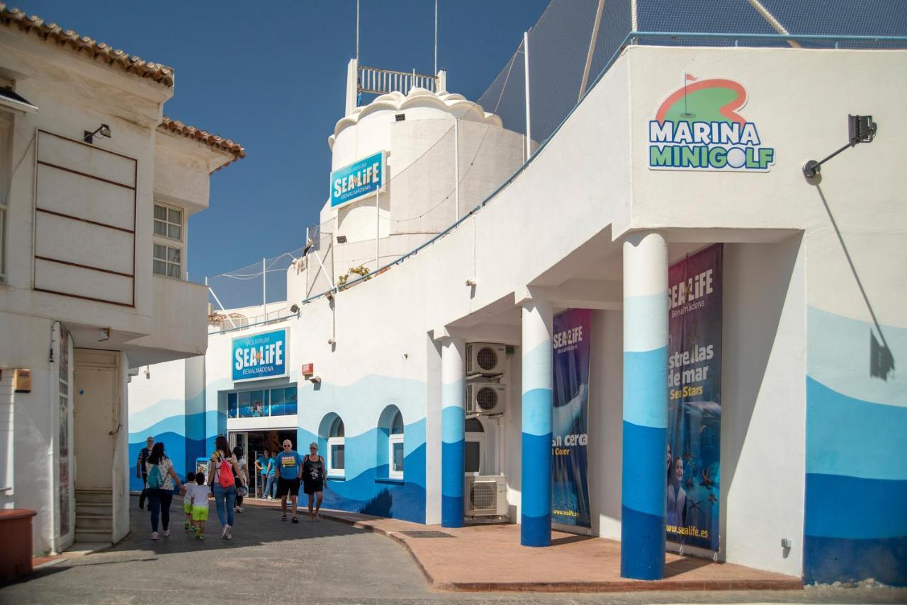 Benal Beach, Luxury Sea & Mountain View Beachside 1 Bedroom Apartment Benalmádena Exteriör bild